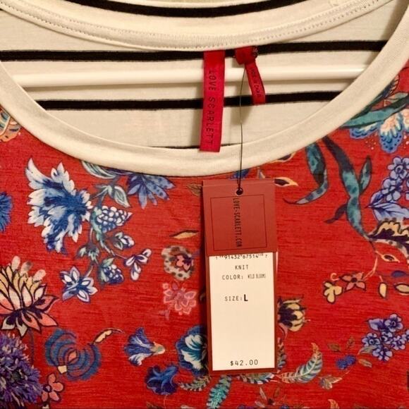 Love Scarlett Floral Paisley Shirt NWT - Picture 6 of 9